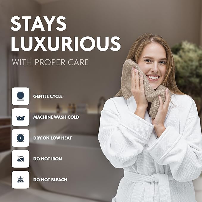 White Classic Luxury Cotton Washcloths 13x13 Inch
