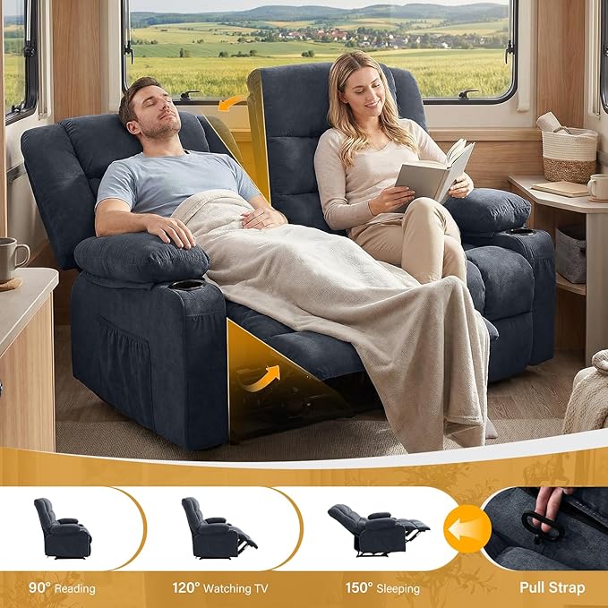 BOSMILLER Reclining Loveseat
