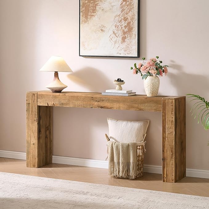 Reclaimed Solid Wood Console Table