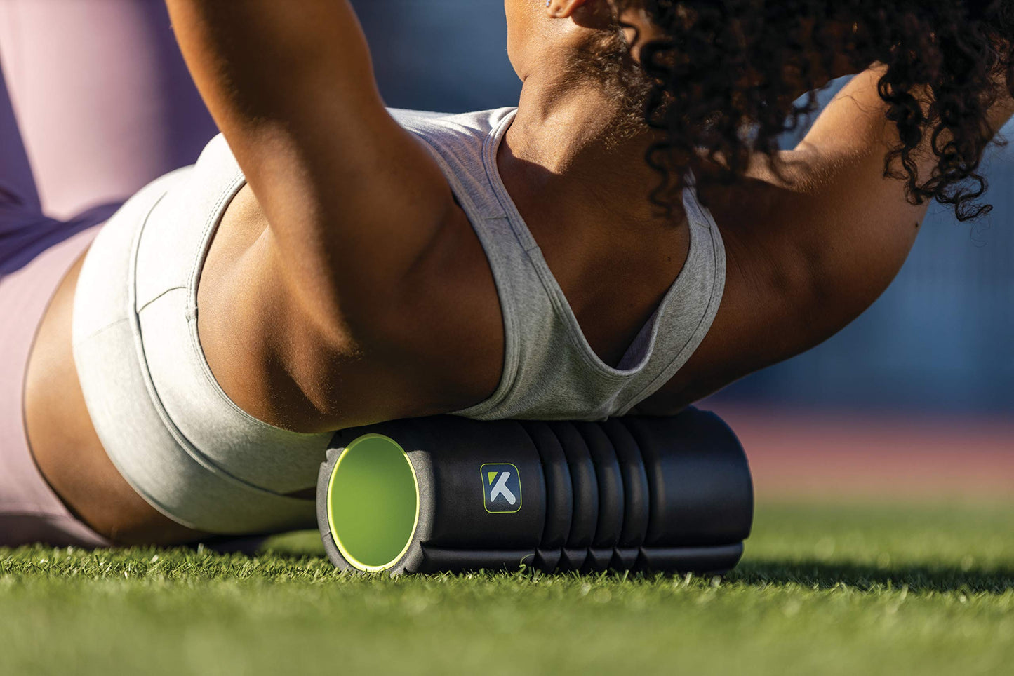 Trigger Point Performance Therapy Grid Travel Foam Roller for Exercise, Deep Tissue Massage and Muscle Recovery (10-Inch)