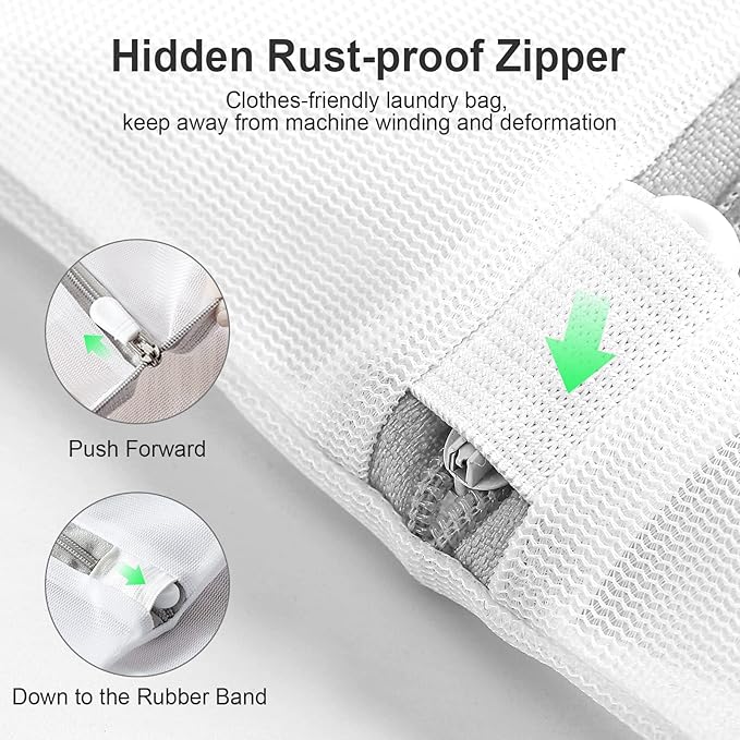 10 Pack Mesh Laundry Bags for Delicates