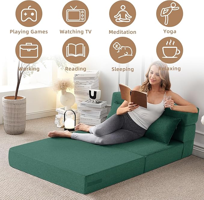 FILUXE Folding Sofa Bed | Convertible Sleeper Chair Bed