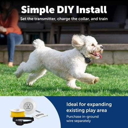 PetSafe YardMax Rechargeable In-Ground Fence for Dogs and Cats from The Parent Company of Invisible Fence Brand Boundary Wire Not Included Pick Your Wire Gauge Separately