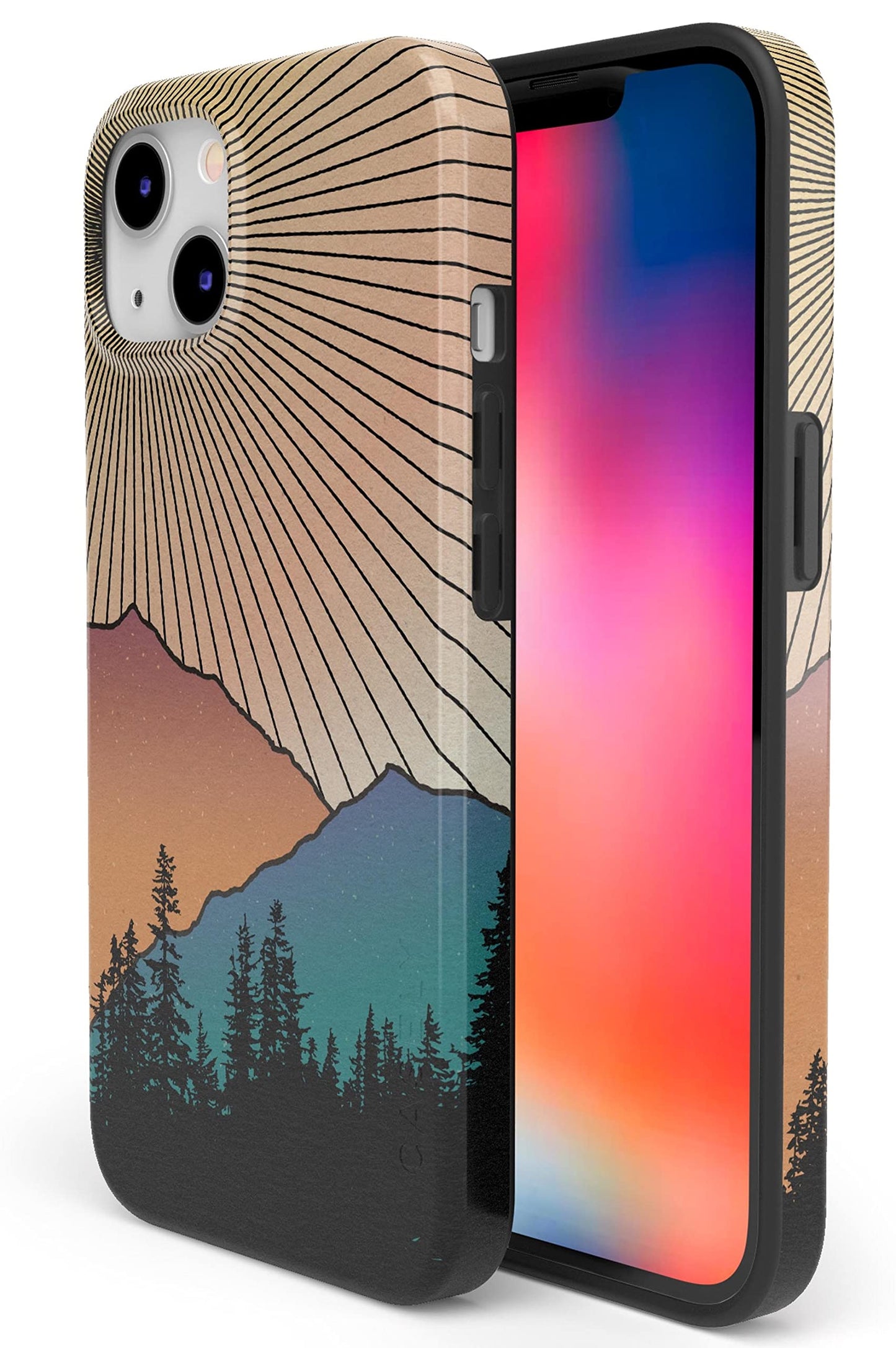 Casely iPhone 13 Case | Fit Check | Neutral Checkerboard | Compatible with MagSafe | Classic Ultra Slim Design