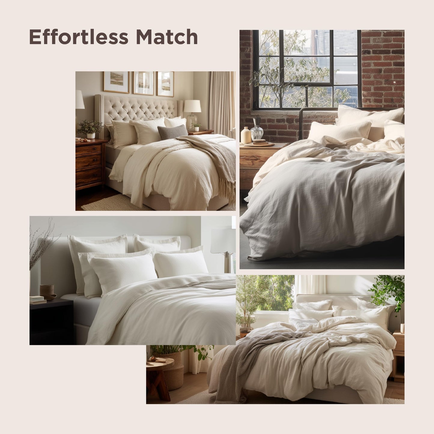 Bedsure Brown Duvet Cover Queen Size - 3 Pieces Prewashed Cotton-Like Polyester Extra Soft Bedding Set, Includes 1 Duvet Cover 90x90 Inches with Zipper Closure & 2 Pillow Shams, No Comforter