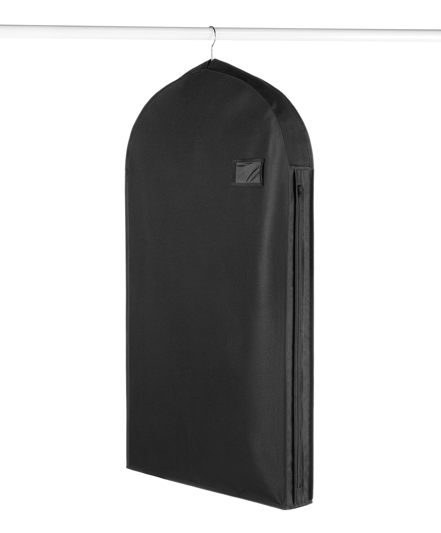 Whitmor Deluxe Zippered Suit Bag, Black