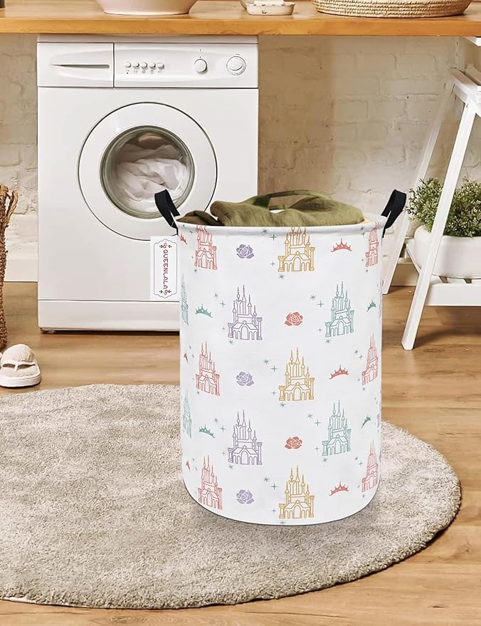 QUEENLALA Large Storage Basket, Laundry Hamper/Bathroom/Home Decor/Collapsible