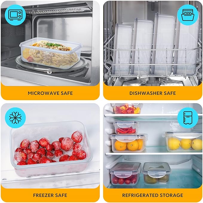 44 PCS Food Storage Container