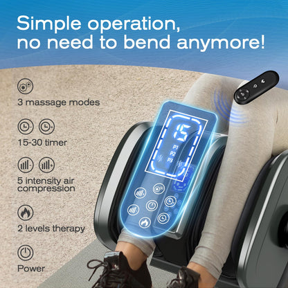 TISSCARE Foot Massager with Heat: FSA HSA Eligible Shiatsu Foot Massager for Plantar Fasciitis,Neuropathy, Circulation and Pain Relief for Foot Calf Gifts for Women and Men