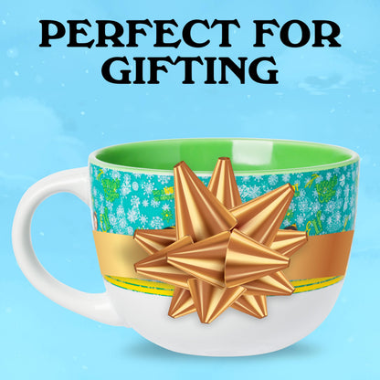 Silver Buffalo Elf Buddy Iconic Quotes Christmas Ceramic Soup Mug, 24 Ounces