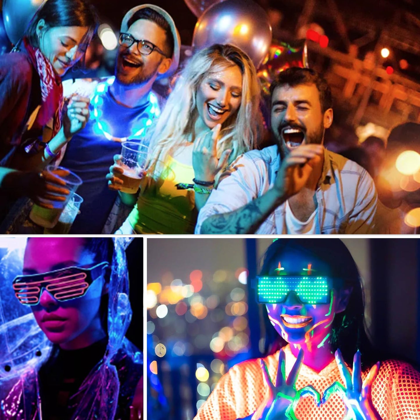 Flexible Led Panel,Electroluminescent Panel Sheet EL Tape Cuttable Soft for Mask Eye Cosplay Party Decor DIY-Continuous/Slow Flash/Fast Strobe 10x10cm (green, 10x10)