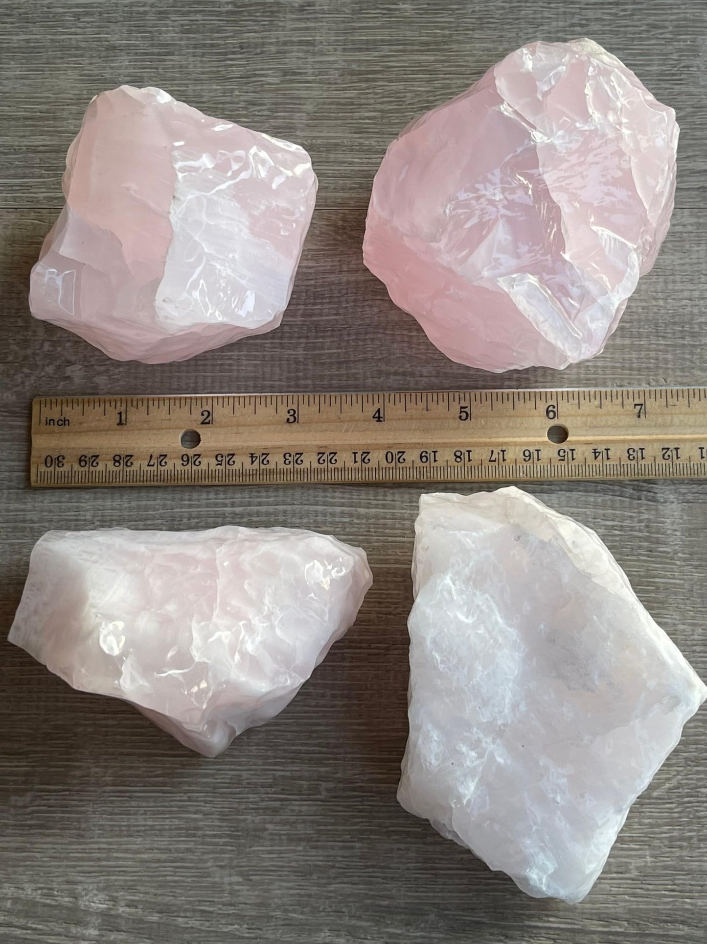 GAF TREASURES X-Large Pink Calcite Calcite Rough Natural Stones, Raw Calcite Pink Crystals (0.25-0.5 Pounds)