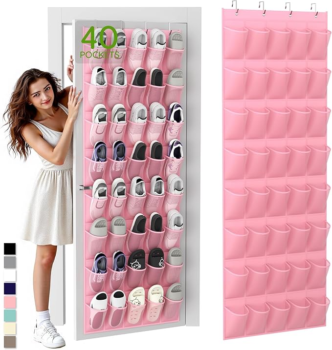 Unjumbly Over the Door Shoe Organizer