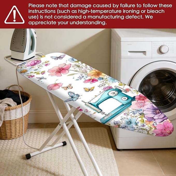 Nuxovilar Ironing Board Cover Needle Cotton 15x54 Inches | Ironing Board Cover