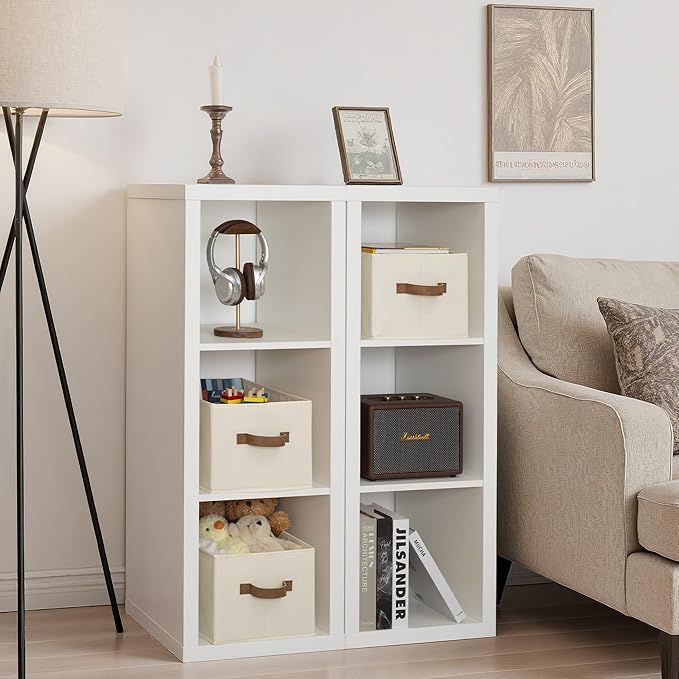 StorageWorks Closet Organizers and Storage Bins, Foldable Shelf Baskets