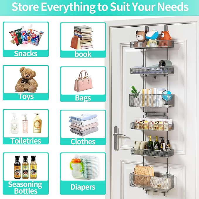 HapiRm Over Door Organizer Storage