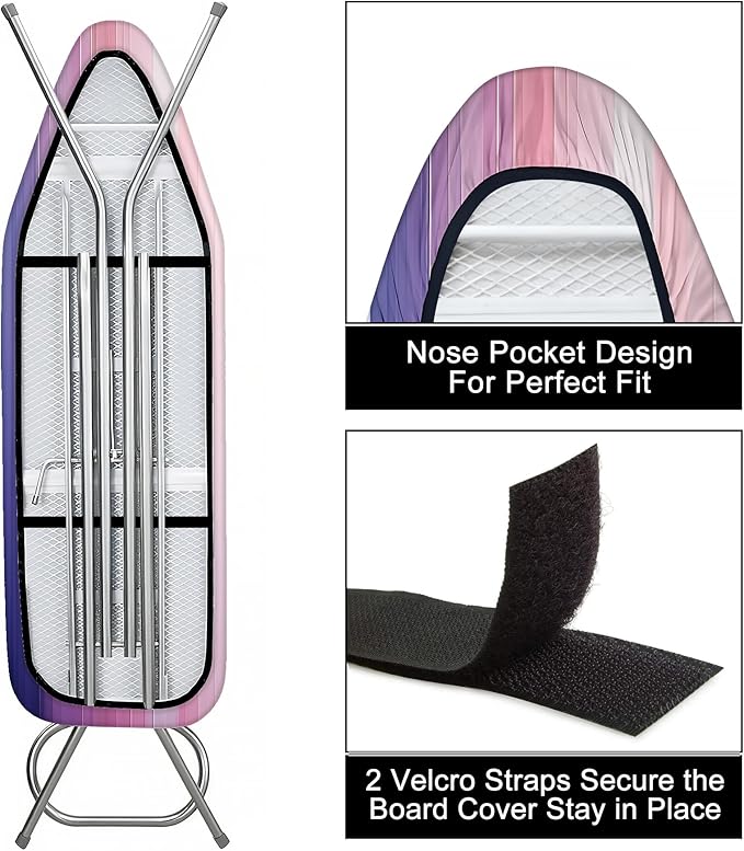 Quick Install Ironing Board Cover 17" x 55" Ironing Board Cover