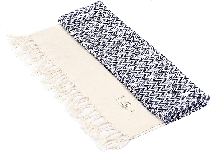 Madamelique Exclusive Hand Towels Set of 2-18 x 40 Inches