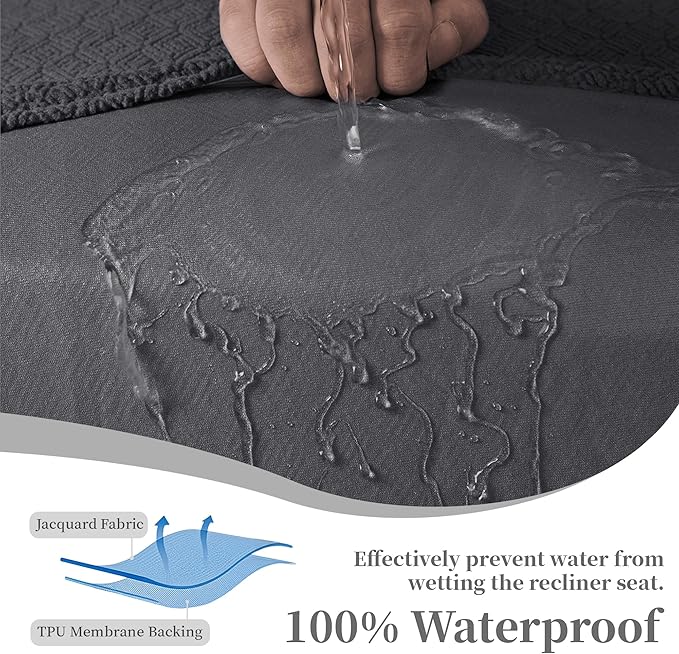 100% Waterproof Sectional Recliner Couch Covers