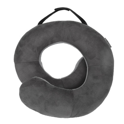 Travelon Deluxe Wrap-n-Rest Pillow, Dark Gray/Light Gray