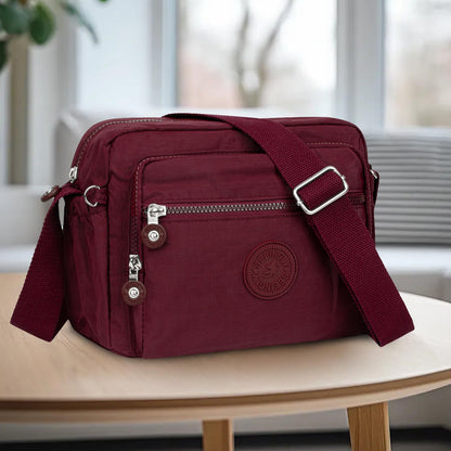 NEWIROVE Women's Cross-Body Bags Shoulder Bags Women Satchel Bag Messenger Bag Cross Over Body Bags Crossbody Bags for Women Lady, Shopping, Working and Travel,Red