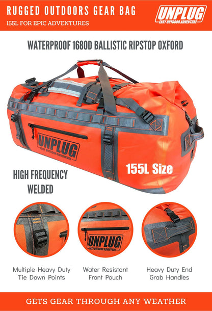 UNPLUG EASY OUTDOOR ADVENTURE Modern, Adventure Orange, 155L