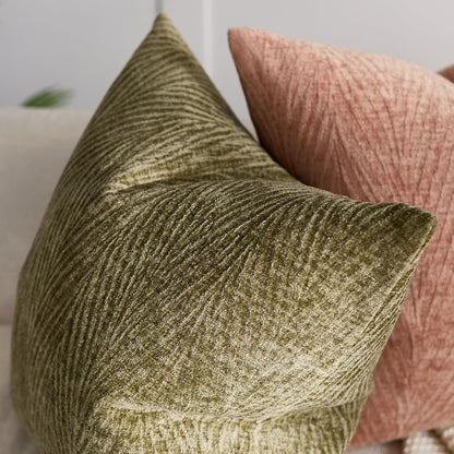 HALANS Spring Pillow Covers 12x20 Inch Set of 2, Soft Decorative Throw Pillow Covers with Leaves Texture, Hidden Zipper for Home Sofa Bed Couch (Tan, 12" x 20" (Pack of 2))