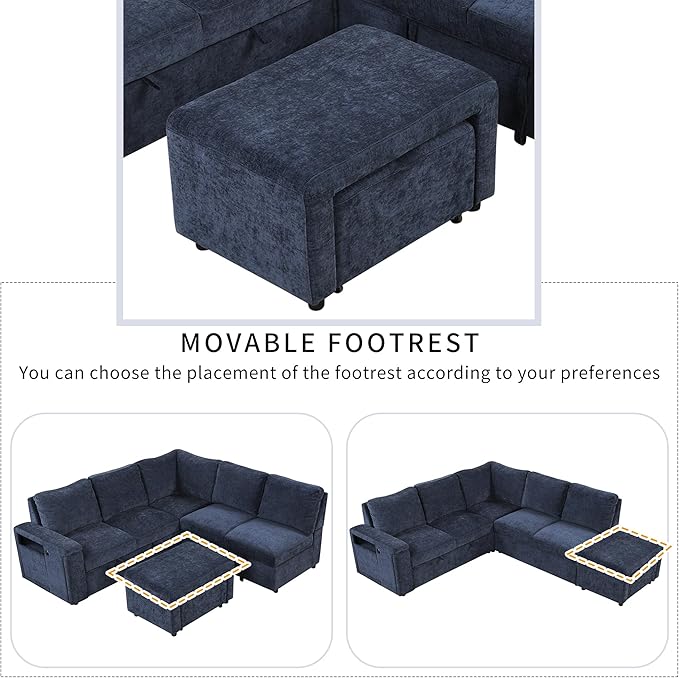 Merax L-Shaped Modular Sectional Sofa