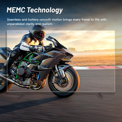 FPD 65 Inch Smart TV, 4K LED Google TV with Google Play Built-in Google Cast, HDR 10, Compatible with Dolby Atmos & Vision MEMC, Voice Assistant Remote, UHD Flat Screen Television (CG65-C3,2024)