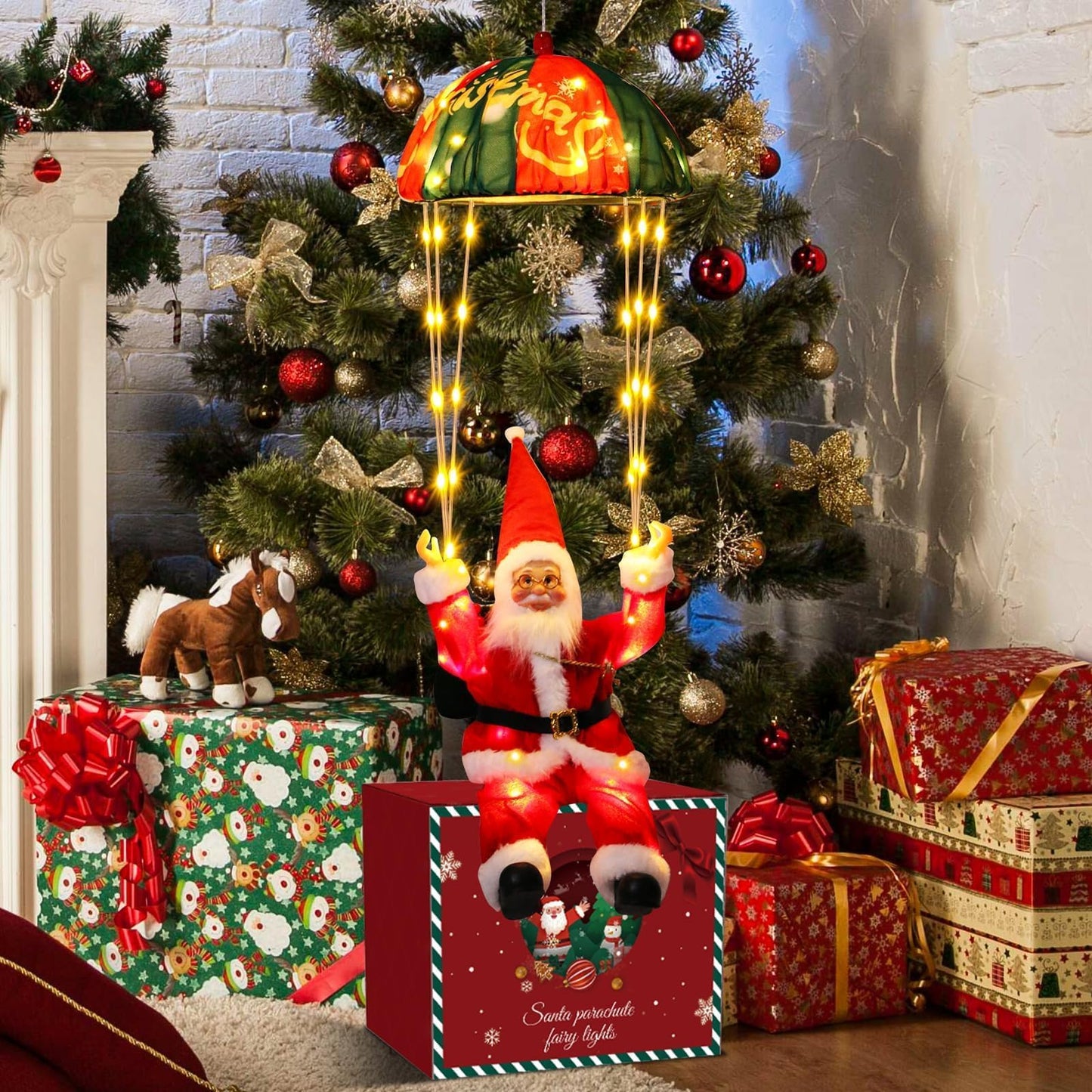 litogo 2024 Christmas Decorations Indoor Bundle 200ft String Lights for Holiday Yard Party Festival