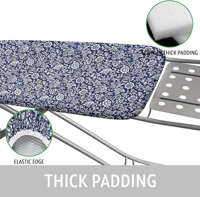 Ironing Board Cover and Pad 15x54 Inch Standard Ironing Board Cover