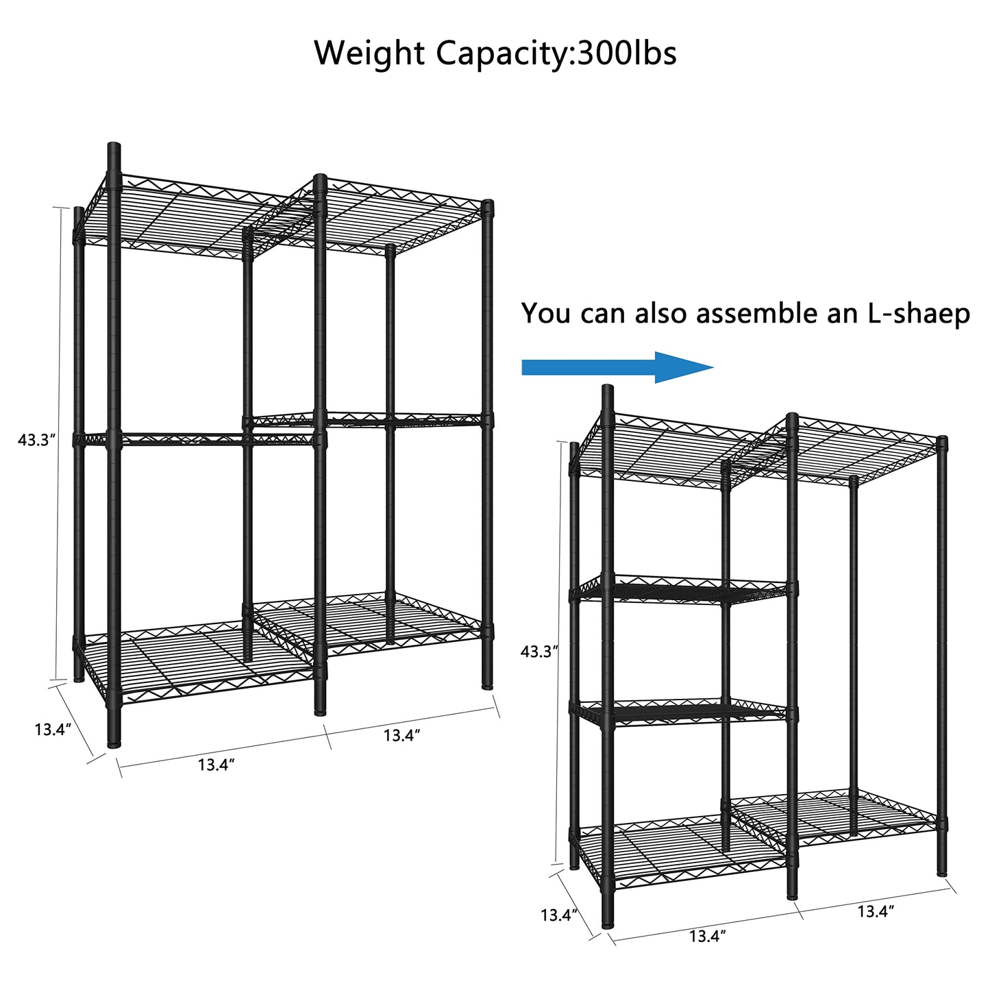 Xiofio 6-Tier Metal Plant Stand for Indoor Outdoor, Multiple Flower Pot Holder, Adjustable for Bedroom, Living Room, Balcony, Garden, Black