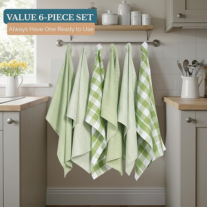 Casa Platino Kitchen Towels Cotton and Kitchen Dish Towels – Soft Cotton Set of