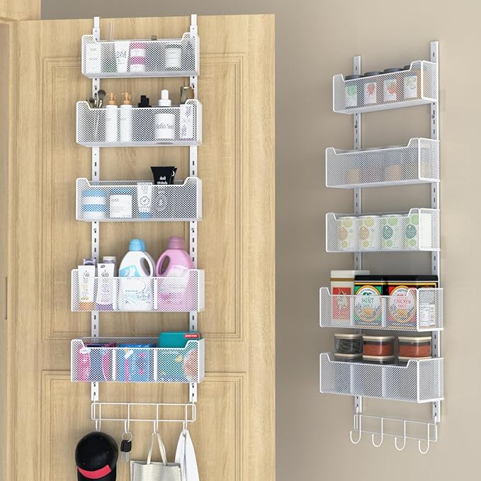 Over The Door Organizer, Metal Door Organizer Hanging