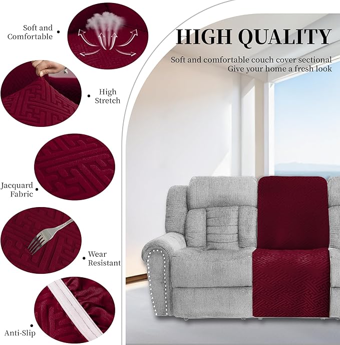 100% Waterproof Sectional Recliner Couch Covers