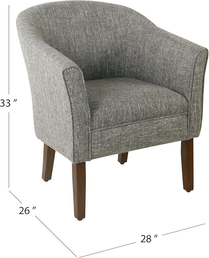 HomePop Modern Barrel Accent Chair