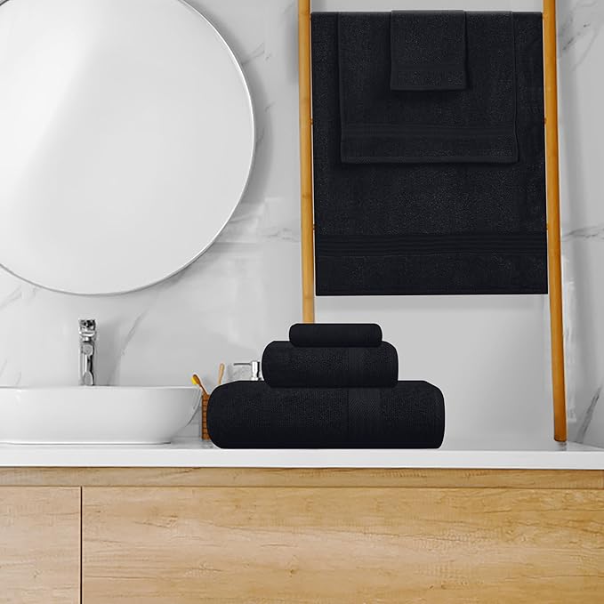 GLAMBURG Ultra Soft 8-Piece Towel Set