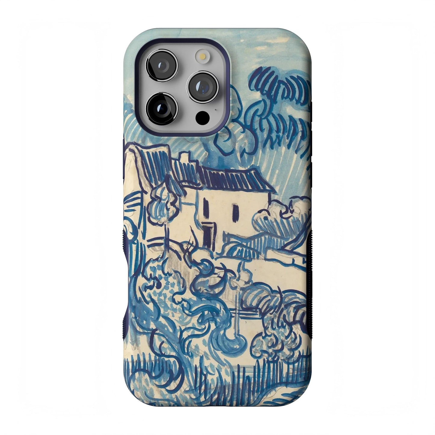 Casely iPhone 16 Pro Max Case | Blue Stripes | Sunday Best | Compatible with MagSafe | Bold Protective Design