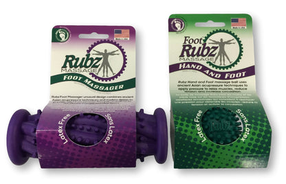 Due North Foot Rubz Hand & Back Massage Ball - Relieve Pain from Plantar Fasciitis, Tight Muscles & Sore Feet - Massage Tool