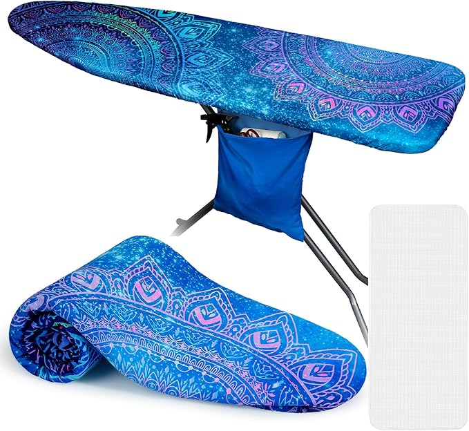 FIOBEE Ironing Board Cover and Pad Extra Thick Iron Board Pad