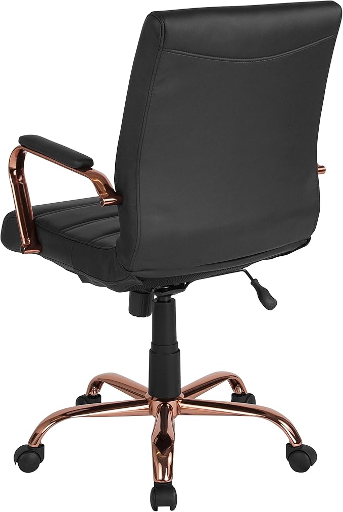Flash Furniture Whitney Mid-Back Swivel LeatherSoft Desk Chair
