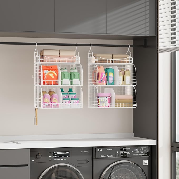 SWTYMIKI Hanging Closet Organizer Storage