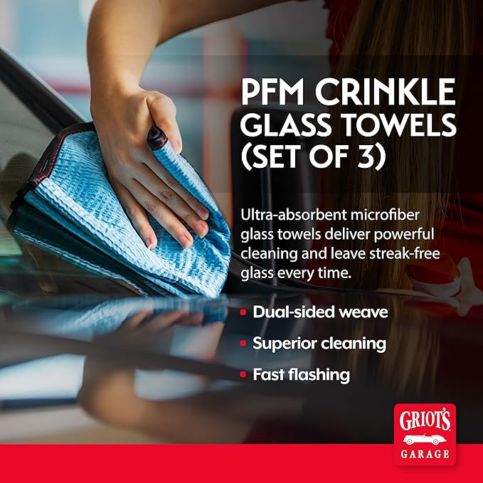 Griot's Garage PFM Crinkle Glass Towels
