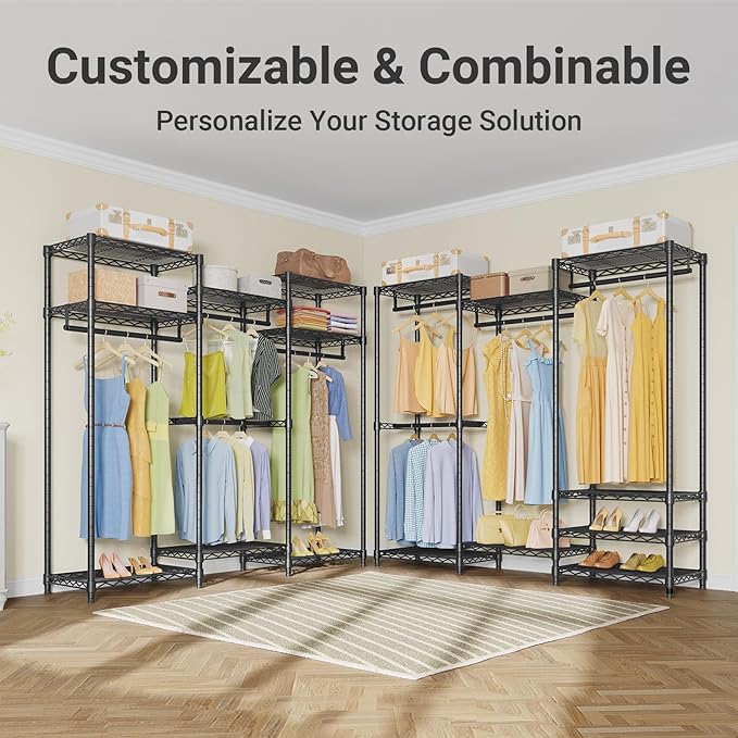 VIPEK V5 Medium Portable Closet Wardrobe Heavy Duty Clothes Rack, Freestanding