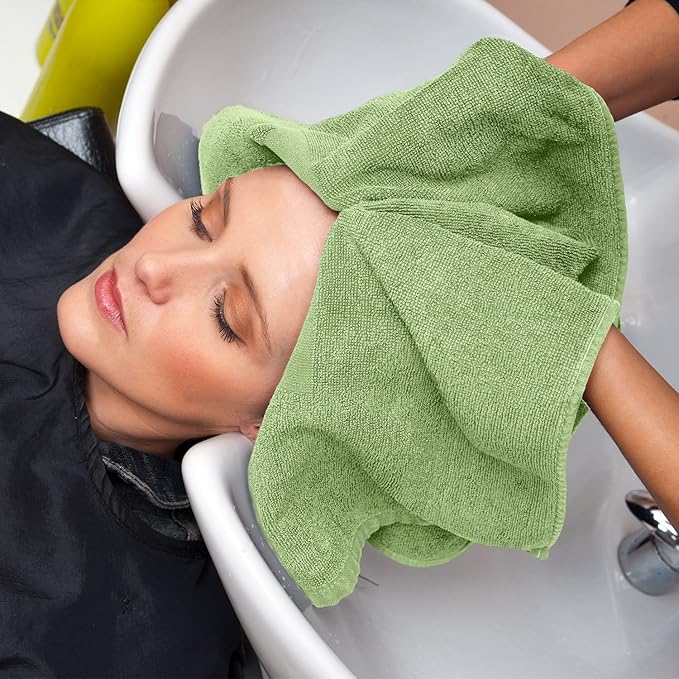 Utopia Towels, Salon Towel, Not Bleach Proof, 16 by 27 Inches, Highly Absorbent