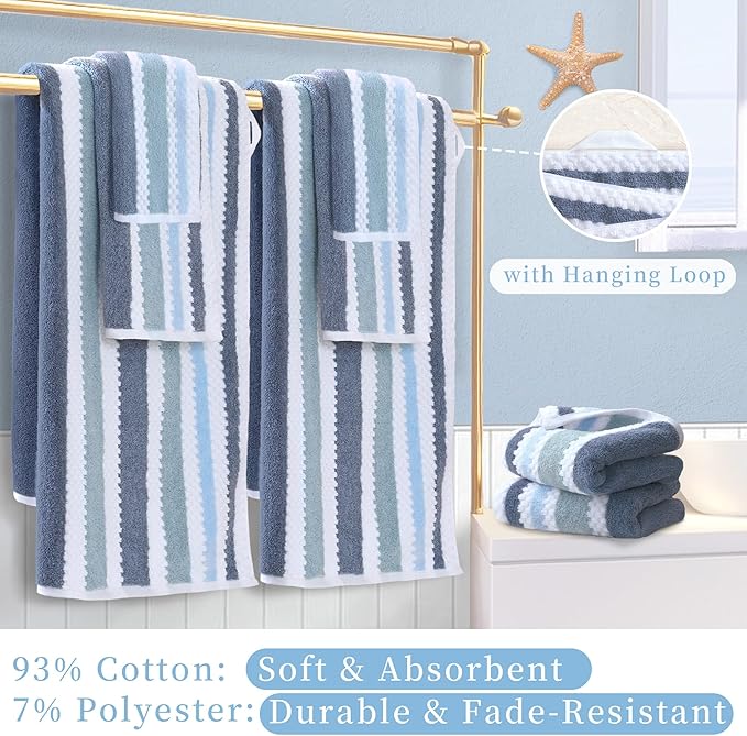 Waffle Towels for Bathroom