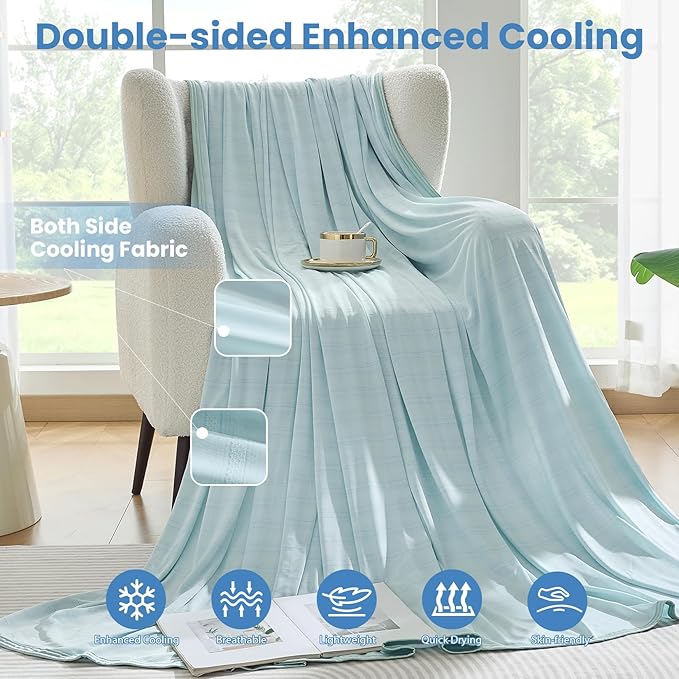 OIGAE Cooling Blanket for Hot Sleepers