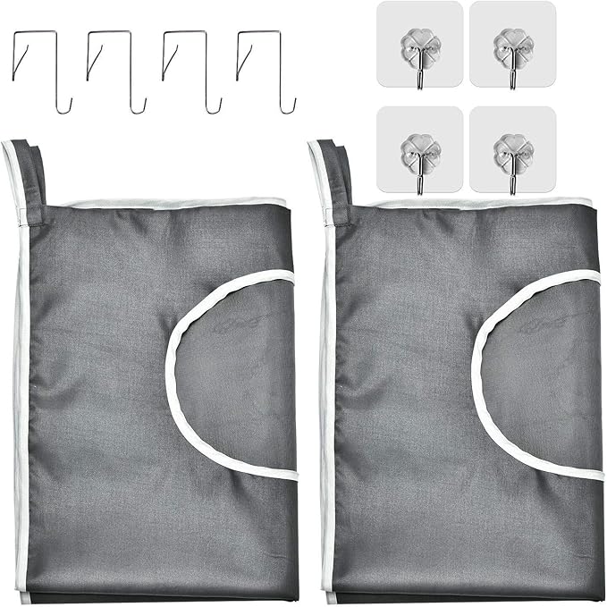 Durable hanging laundry hamper bag Behind door Space Saving