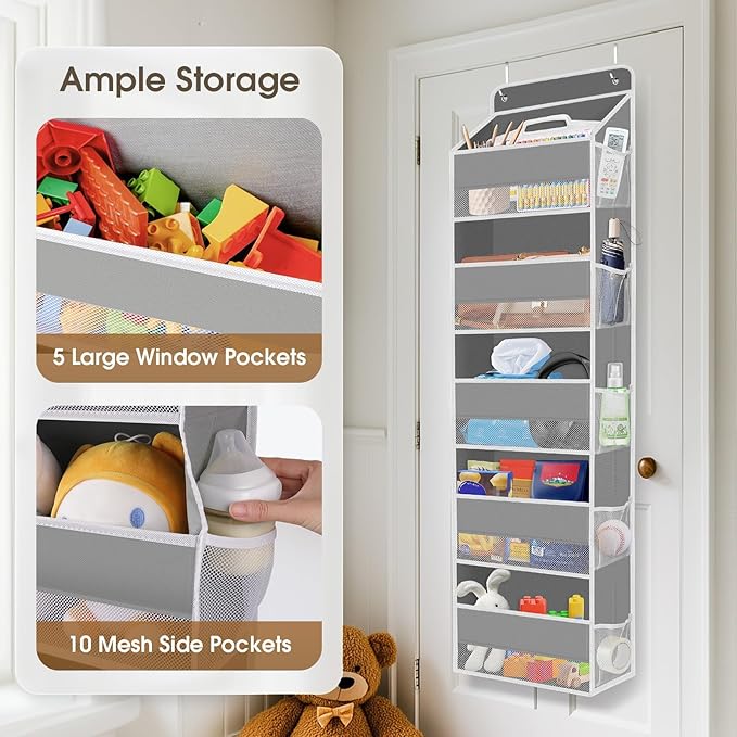 1 Pack Over The Door Organizer, Hanging Storage Organizer