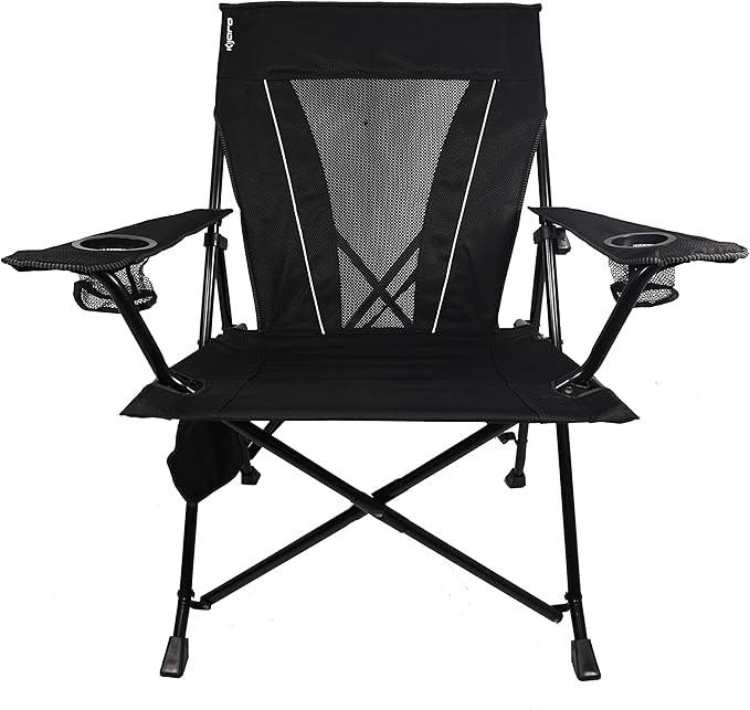 Kijaro XXL Dual Lock Portable Camping Chair - Supports Up to 400lbs - Enjoy The Outdoors in a Versatile Folding Sports & Outdoor Chair